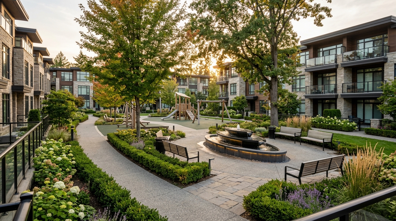 Parque central del residencial